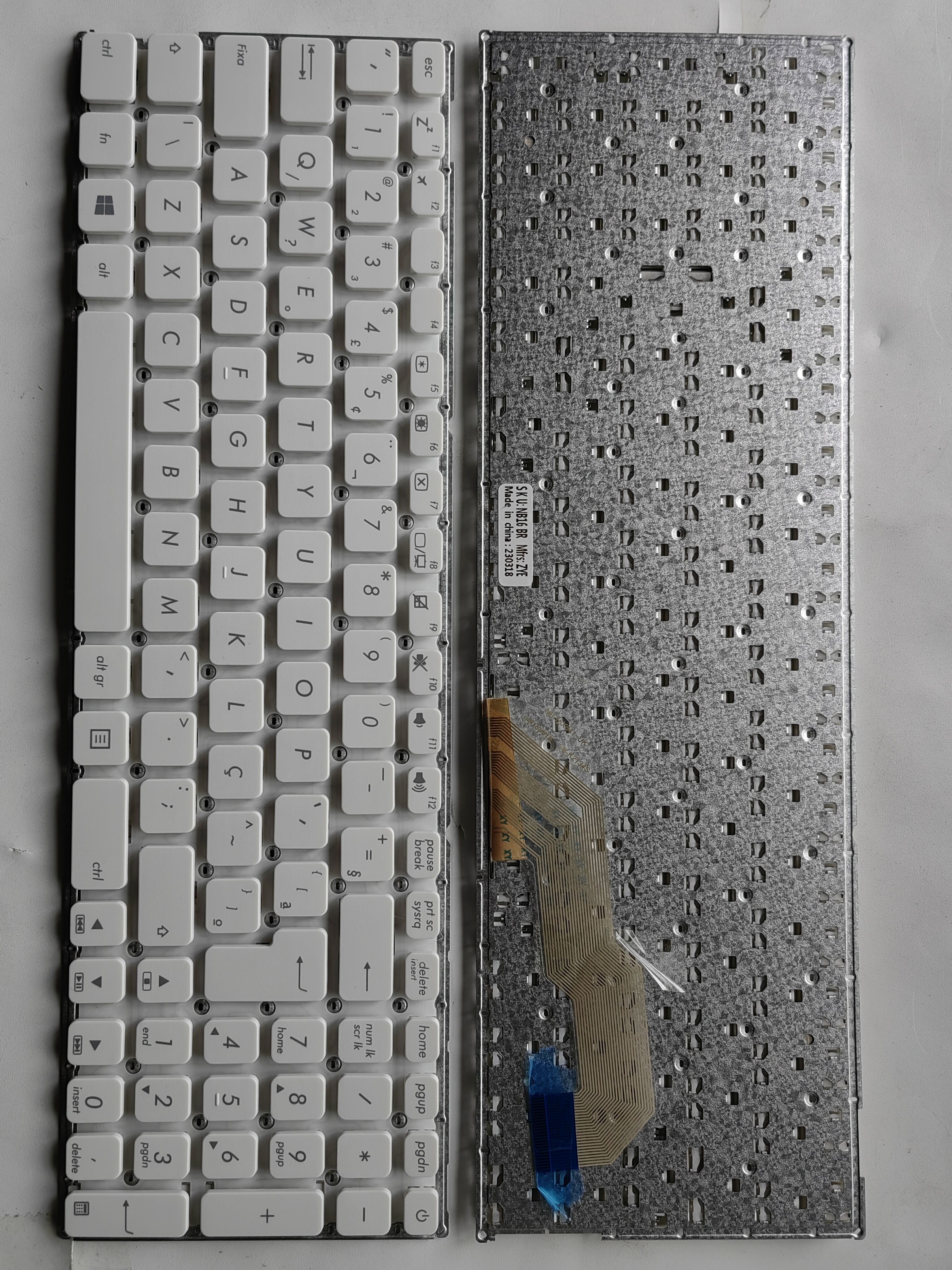 Picture of New Replacement Laptop Keyboard For ASUS X541 WHITE (OEM) BR Layout